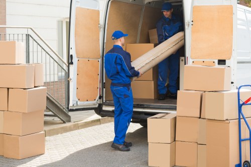 Professional removal team preparing a move in Uxbridge