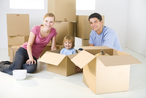Removal team helping with house moving in Uxbridge