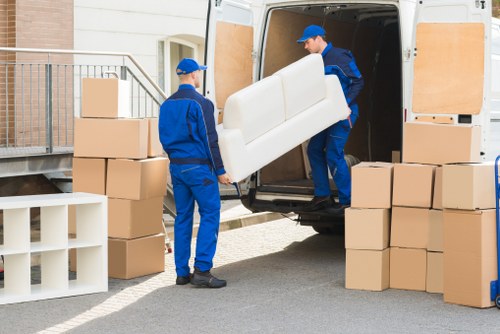 Local Uxbridge van moving furniture for a flat relocation