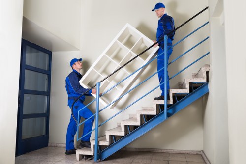 Local removals team planning a move in Uxbridge
