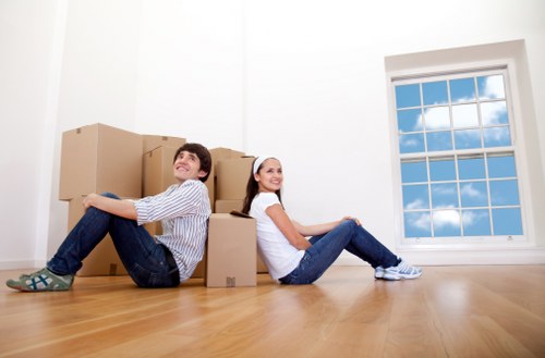 Packed removal van for a smooth move in Uxbridge