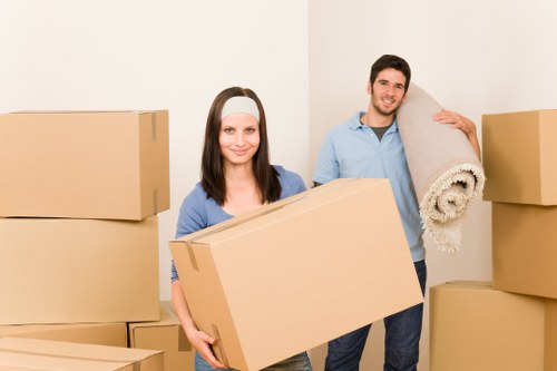 Furniture dismantling and transport during an office move in Uxbridge
