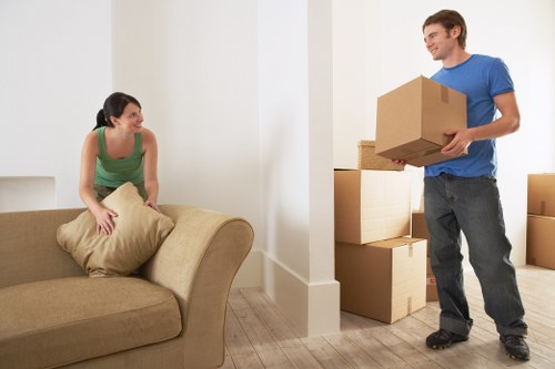 Moving day essentials and organised boxes for a Uxbridge home relocation